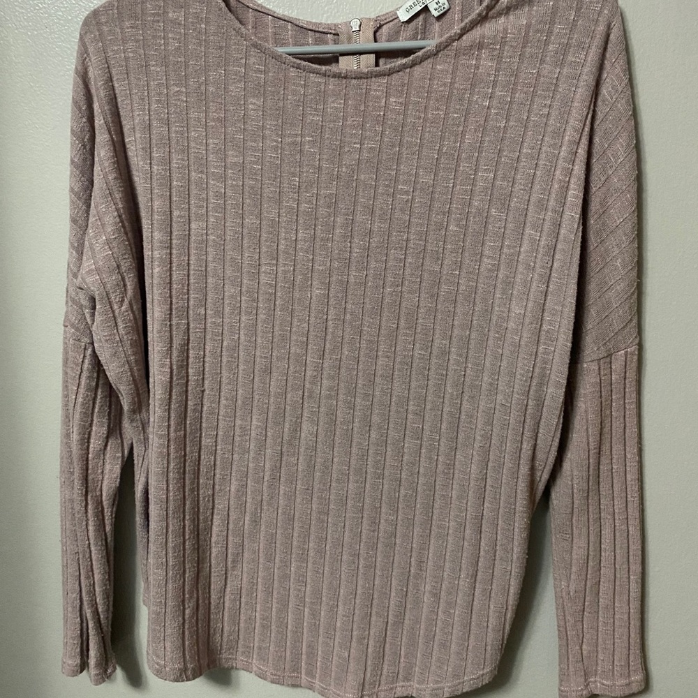 Green Envelope Mauve Long Sleeve